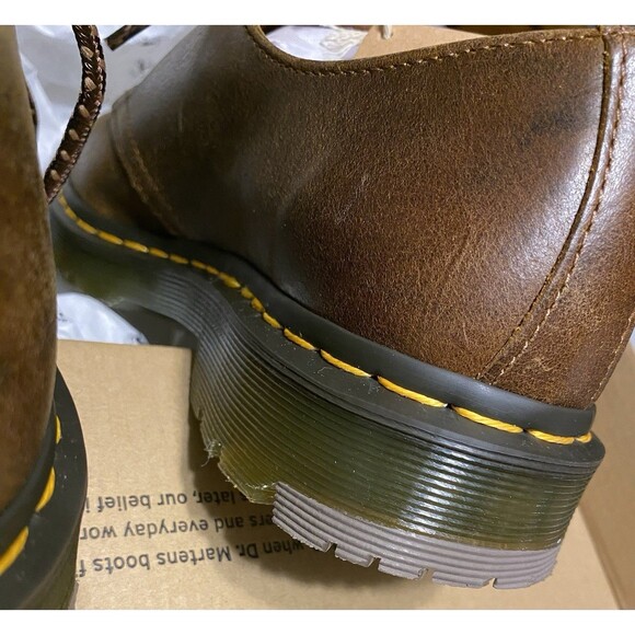 Dr Martens 1461 SR Brown Lace Parker Life Shield WP Leather 9W/8M SoftWair NEW main image 13